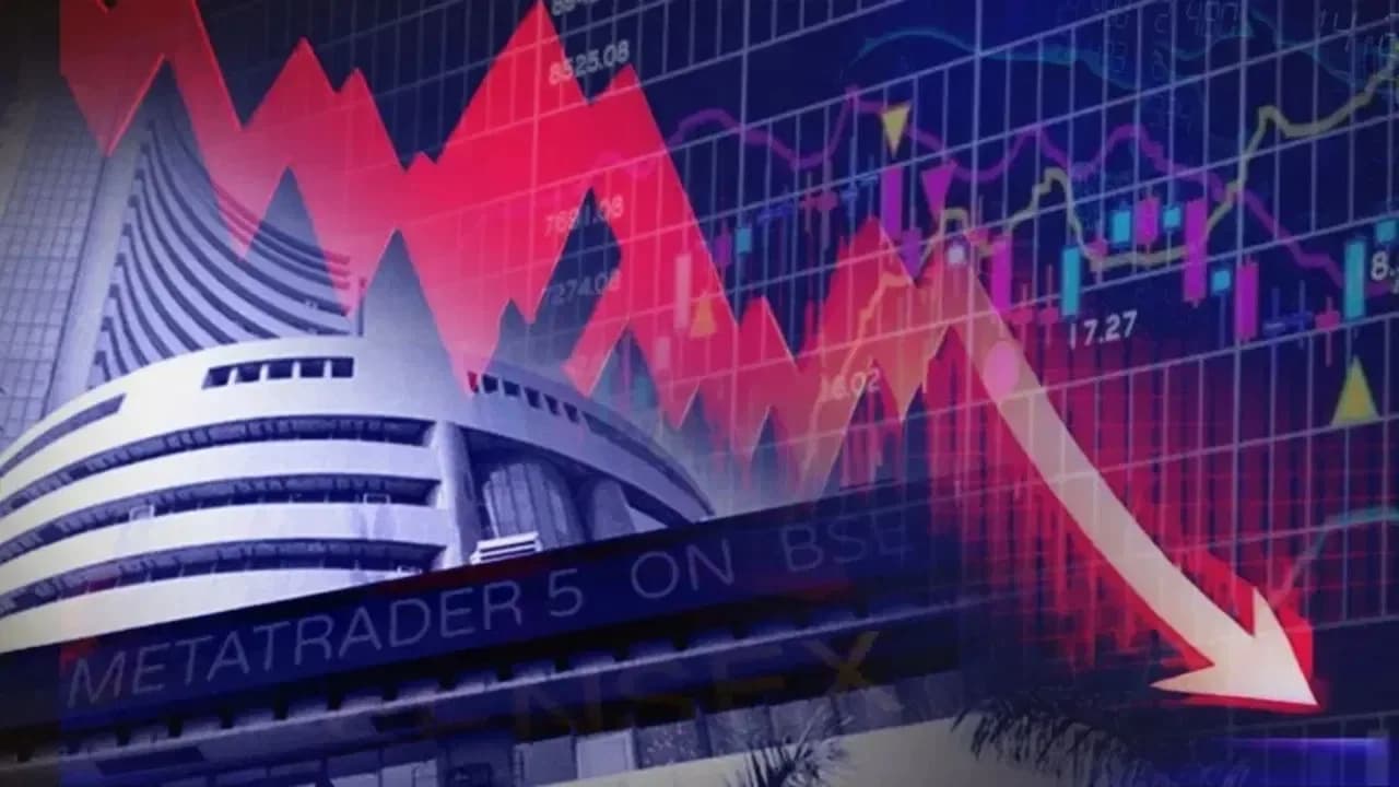 शेयर बाजार में फिर दबाव, Sensex 550 अंक तक फिसला; Nifty 24,150 के करीब